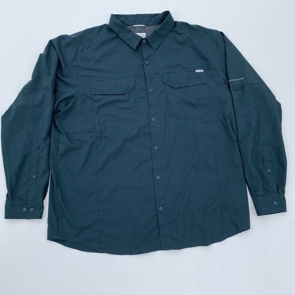 Columbia Other - Columbia Silver Ridge Lite LS Shirt Omni Shade XL